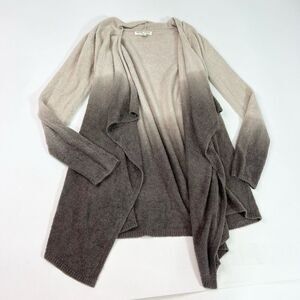 Barefoot Dreams Cardigan Womens Small Medium  Ombre Open-Front Sweater